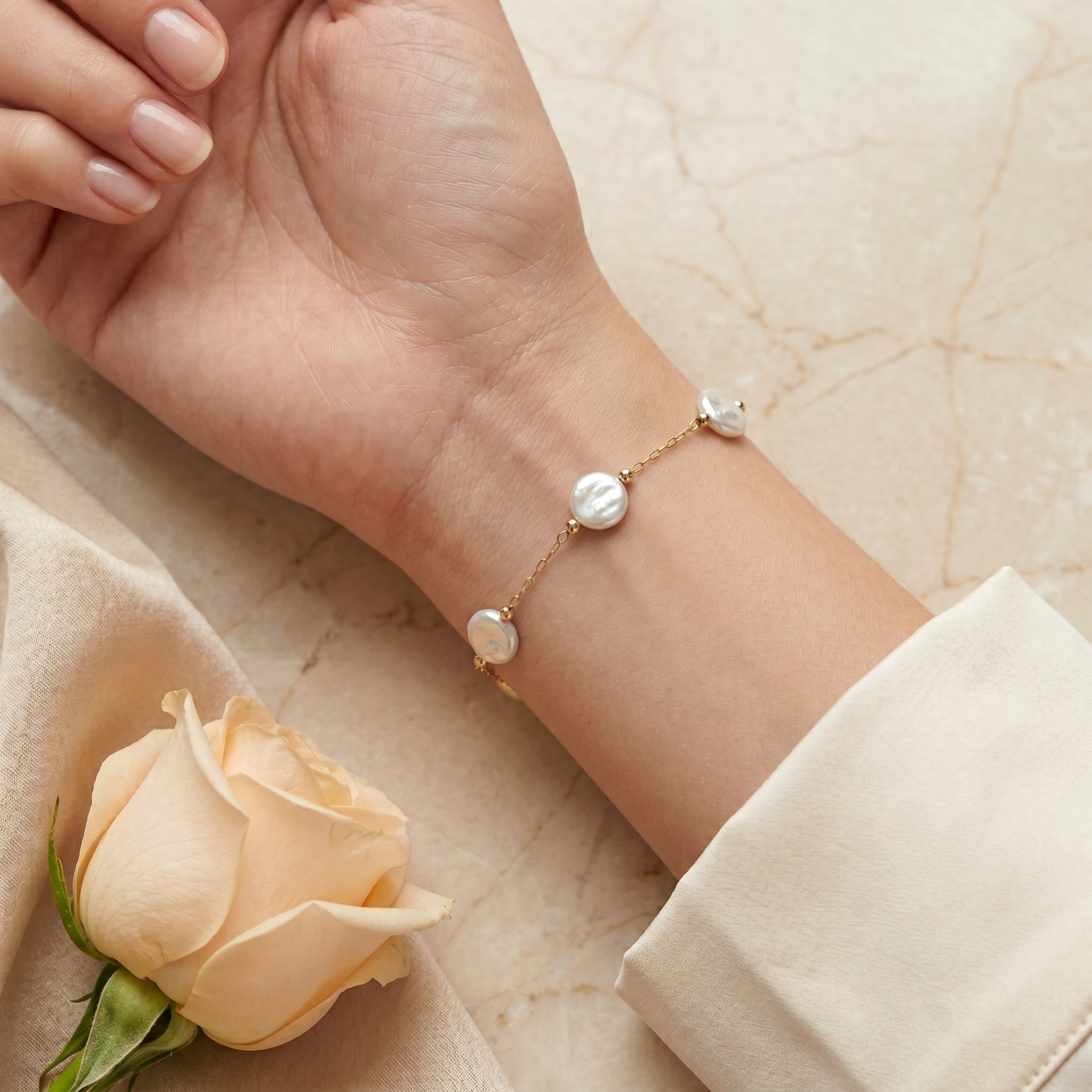 Pulsera Luxury Perla